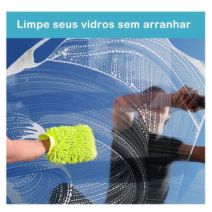 Imagem de Luva microfibra Limpeza e polimento de móveis e vidros