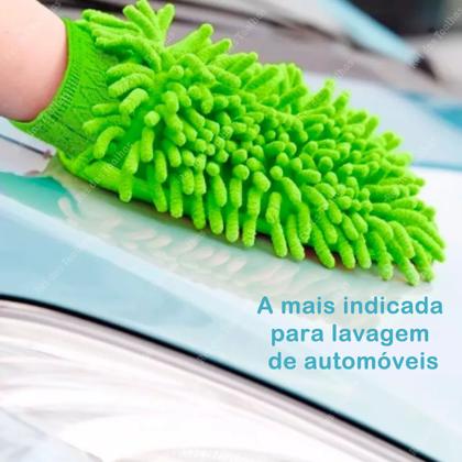 Imagem de Luva microfibra Limpeza e polimento de móveis e vidros