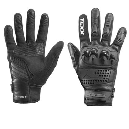 Imagem de Luva Moto Motoqueiro Couro Texx Touring Cano Curto Old Shoot 2Xl
