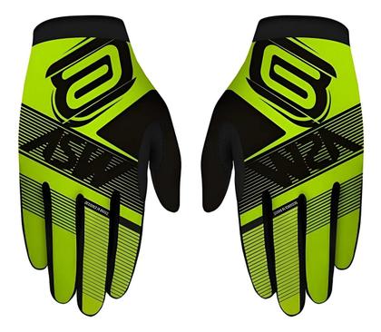 Imagem de Luva Motocross Asw Race Edge Amarelo Fluo Preta