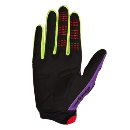 Imagem de Luva Motocross Fox 180 Emotion Vermelho Moto Trilha Off Road