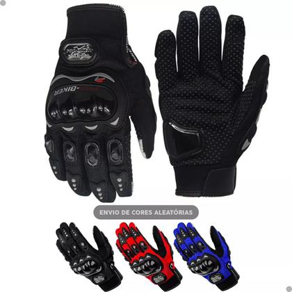Imagem de Luva Motoqueiro Motociclista Motoboy Motocross Reforçada