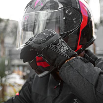 Imagem de Luva Motoqueiro X11 Blackout 2 Masculina Preta