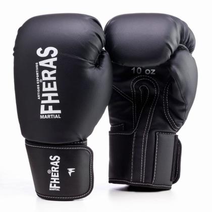 Imagem de Luva Muay Thai E Boxe Fheras Com Bandagem