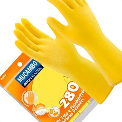 Imagem de Luva Mucambo Forrada Amarela ,M