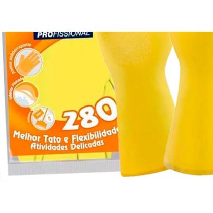 Imagem de Luva Mucambo Forrada Amarela ,M