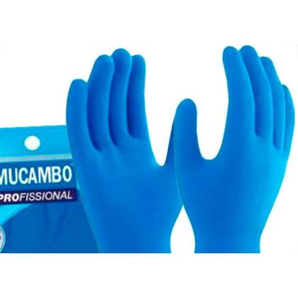 Imagem de Luva Mucambo Lisa Azul .G