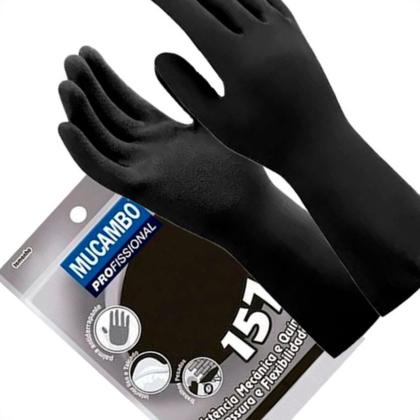 Imagem de Luva Mucambo P/Pedreiro.Preta .G