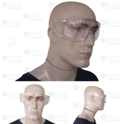Imagem de Luva Multi Tato Ca Oculos Proteção Epi Ampla Visão Sobrepor Manutenção Segurança Trabalho Pedreiro