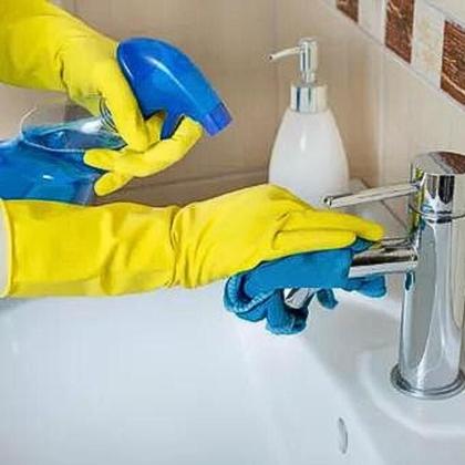 Imagem de Luva Multiuso Flocada Látex Amarela Bompack M