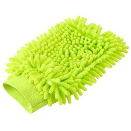 Imagem de Luva Multiuso Limpeza Chenille Poliéster Lavagem Automotiva