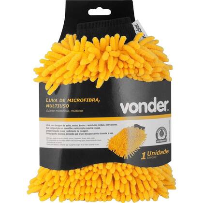 Imagem de Luva multiuso para limpeza, de microfibra, VONDER
