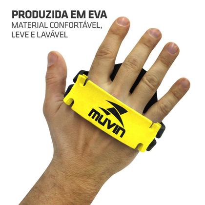 Imagem de Luva Musculação em EVA Muvin  Par  Academia  Treino  Aderência  Ajustáveis, Leves e Laváveis - Evita Calos