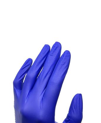 Imagem de Luva Nitrílica Azul Sonic Procedimento Não Cirúrgico S/Pó - C/100UN - SUPERMAX