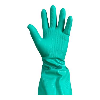 Imagem de Luva Nitrílica Com Forro Superpro Verde Tamanho G 01 Par