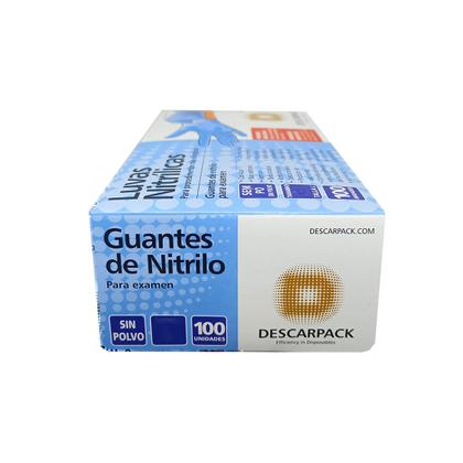 Imagem de Luva Nitrílica P M ou G Sem Pó Alta Resistência Conforto Proteção e Segurança Caixa 100 Unidades