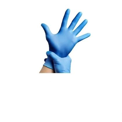 Imagem de Luva Nitrilica Preta Azul Unigloves cx com 100 unidades