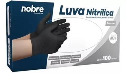 Imagem de Luva Nitrilica Preta Nobre ou Vabene