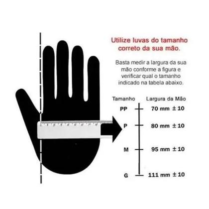 Imagem de Luva Nitrilica Procedimento Azul s/ Pó Descarpack (Tam M)