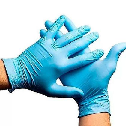 Imagem de Luva Nitrílica Procedimento Não Cirúrgico Sem Pó Caixa Com 100 UND Medix