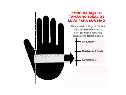 Imagem de Luva para Academia Luva com Munhequeira de Neoprene Zebra