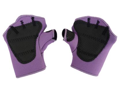 Imagem de Luva para Academia Luva com Polegar de Neoprene Lilás