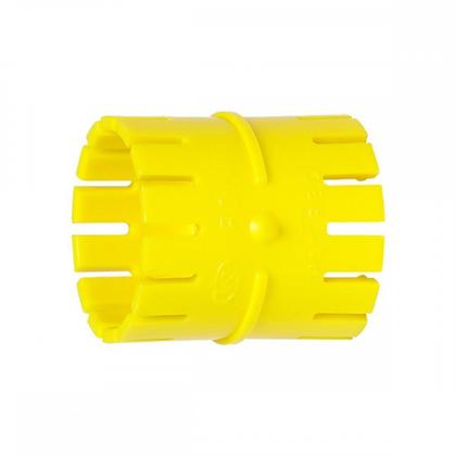 Imagem de Luva Para Conduite Pvc Krona Amarela   3/4'' ./ Kit Com 50 Peças