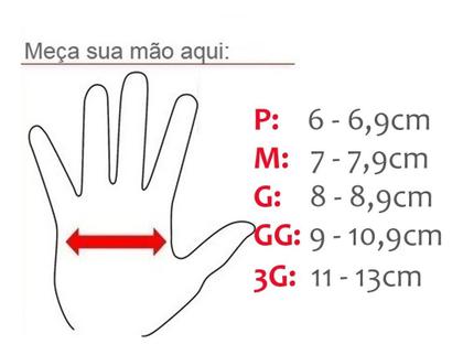 Imagem de Luva para motociclista x11 modelo  fit x com sistema touch screen dedo indicador