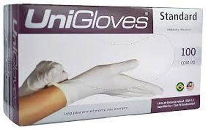 Imagem de Luva para procedimento Não Cirúrgico com pó P - LÁTEX Unigloves Standard