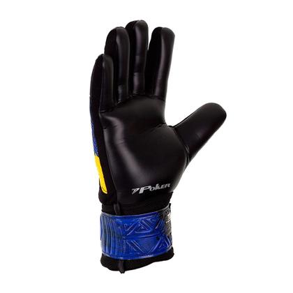 Imagem de Luva Poker Futebol de Campo Training Infinity 01130 - Preto/Azul/Amarelo
