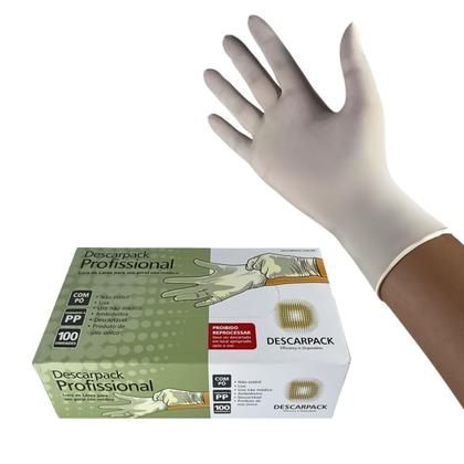 Imagem de Luva Procedimento Não Cirúrgico Látex Pó Descarpack 100Un