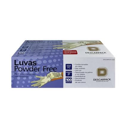 Imagem de Luva Procedimento Não Cirúrgico Látex S/ Pó Descarpack 100Un