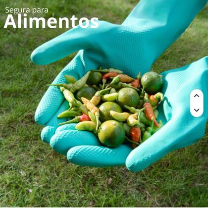 Imagem de Luva Profissional P Agroindústria Borracha nitrílica