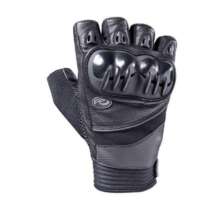 Imagem de Luva Riffel City Couro meio dedo Motociclista Tam P