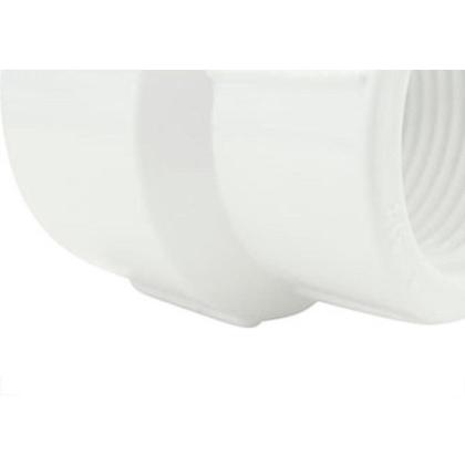 Imagem de Luva Rr Reducao 3/4 X 1/2 Branco Plastilit - Kit C/25 Unidades