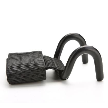 Imagem de Luva Strap com Garra de Aço para Treino de Musculação Par Yangfit