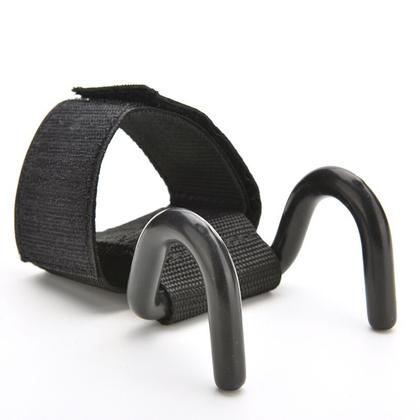 Imagem de Luva Strap com Garra de Aço para Treino de Musculação Par Yangfit