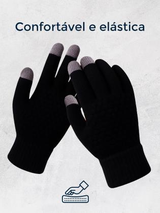 Imagem de Luva Unissex Inverno Frio Touch Screen Confortável Klizz