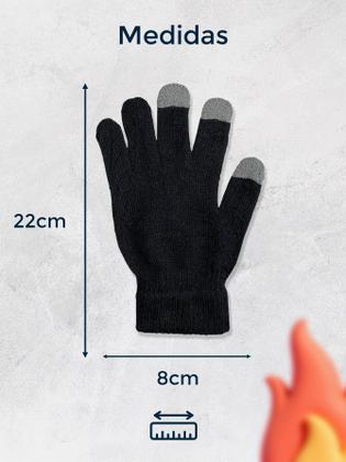Imagem de Luva Unissex Inverno Frio Touch Screen Confortável Klizz