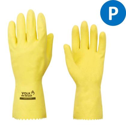Imagem de Luva verniz silver slim volk amarela - p pct c/ 1 par