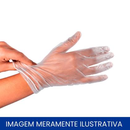 Imagem de Luva vinil c/ po m c/ 200 un.