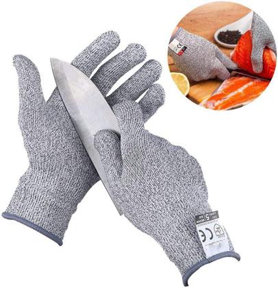 Imagem de Luvas Anti Corte Antibacteriana Profissional Nivel 5 Alta