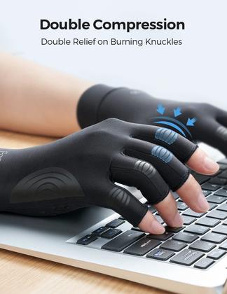 Imagem de Luvas de artrite FREETOO Copper para alívio da dor no túnel do carpo