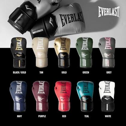 Imagem de Luvas de boxe Everlast Elite 2 Pro Training 12 oz cinza/rosa