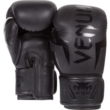 Imagem de Luvas de boxe Venum Elite Training unissex 16 onças pretas
