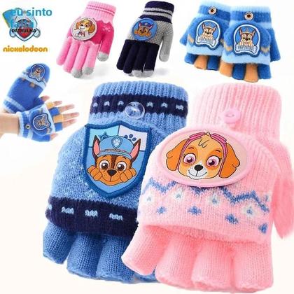 Imagem de Luvas de Inverno Paw Patrol para Crianças - Chase, Marshall, Skye, Everest, Rubble, Zuma e Rocky