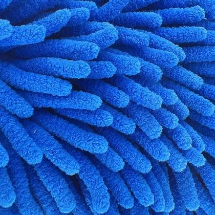 Imagem de Luvas De Lavagem De Carro Em Microfibra Impermeáveis Com Malha Chenille Macia E Escova De