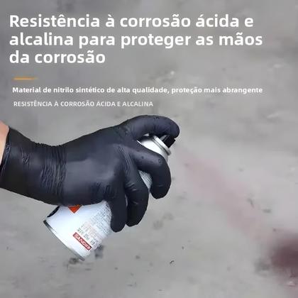 Imagem de Luvas De Nitrilo Descartáveis Impermeáveis Para Cozinha, Lavagem De Louças, Manipulação De