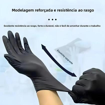Imagem de Luvas De Nitrilo Descartáveis Impermeáveis Para Cozinha, Lavagem De Louças, Manipulação De