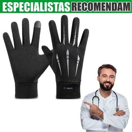 Imagem de Luvas De Pilotagem Touch Screen Para Motoqueiro Motocicleta E Bicicleta 